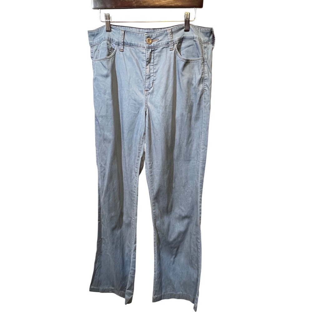 NYDJ Trousers Denim Jeans Womens Size 14 Light Wash Bootcut‎